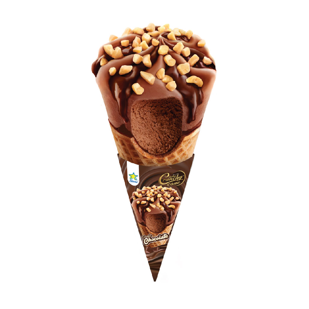 Kem ốc quế vị Sô cô la